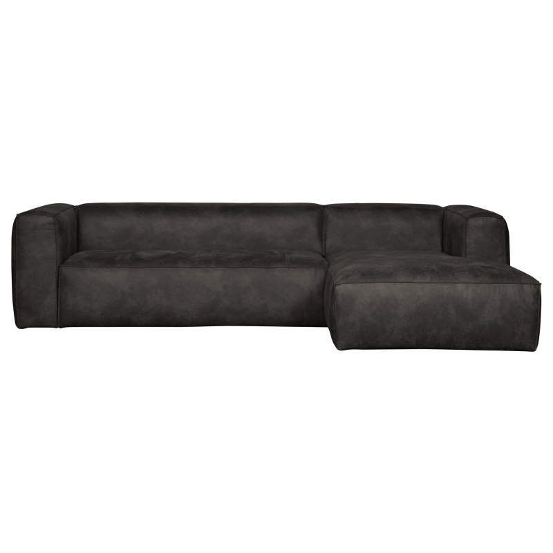 Bean Højrevendt Hjørnesofa i Sort fra Woood