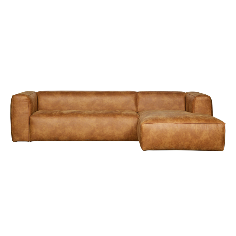 Bean Hjørnesofa Højrevendt i Cognac fra Woood