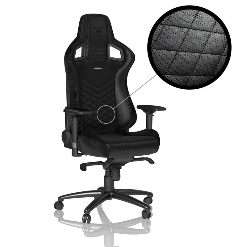 Noblechairs EPIC Black - Elegant Gamer Stol med Komfort