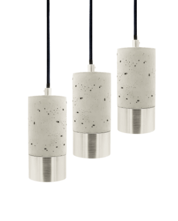 Betonlampe med Aluminium - Unik Design og Elegance