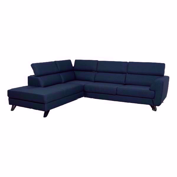 Billund Venstrevendt Sofa i Blå Stof - Kvalitet og Stil