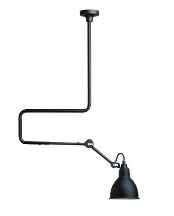 312 Loftlampe i Mat Sort - Unik Lampe Gras Design