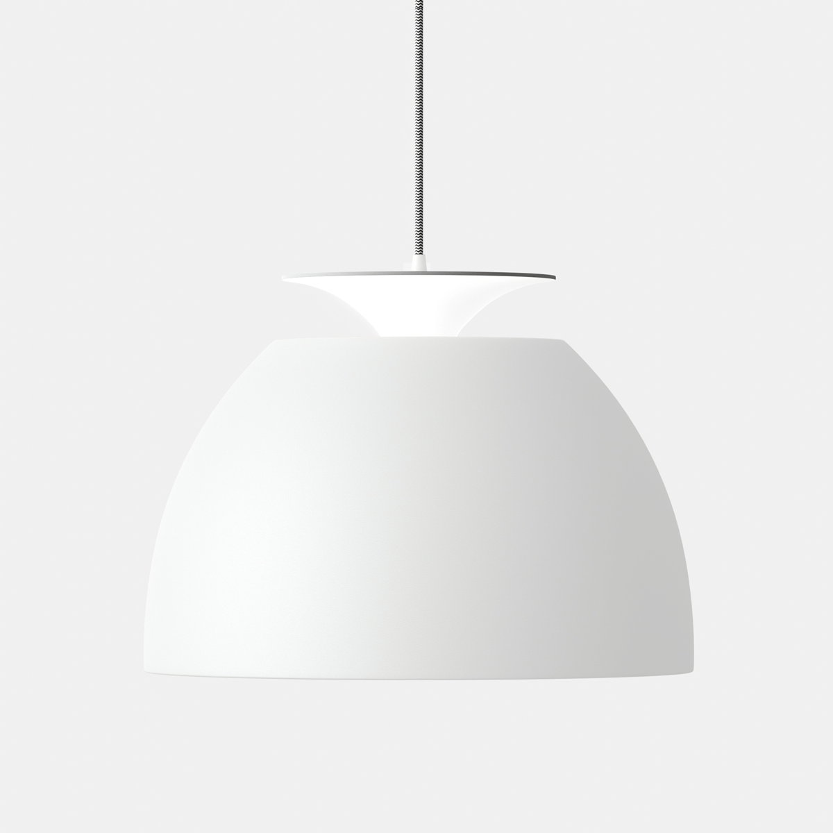 Bossa Ø50 Pendel i Hvid - Justerbart Lysdesign