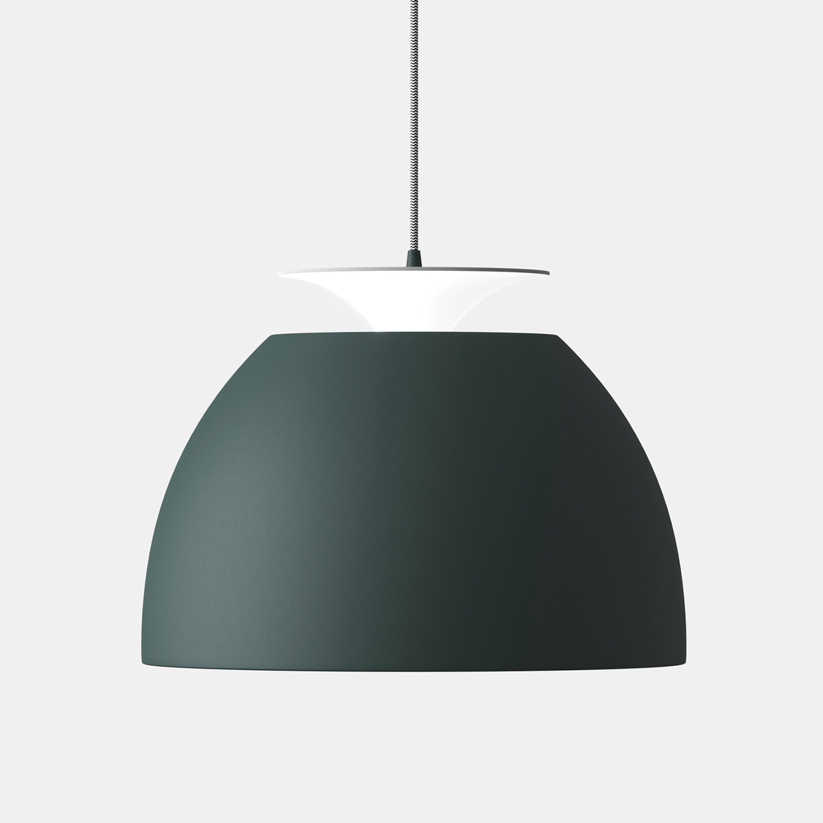 Bossa Ø50 Pendel i Grøn - Justerbart Lys Designlampe