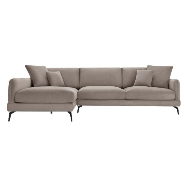 Furnhouse Maggie Venstrevendt Stofsofa - Lysebrun Tilbud!
