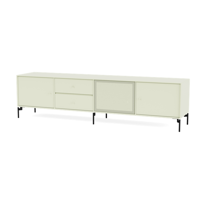 Elegante Montana OCTAVE VIII Bænk 140 i Sort Pomelo