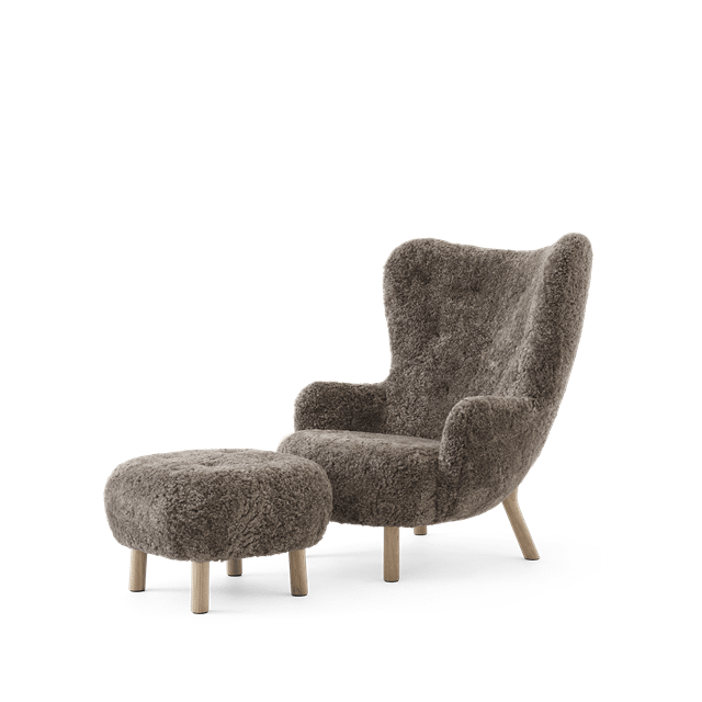 Amptradition Petra Vb3 Lænestol med Puf - Designklassiker