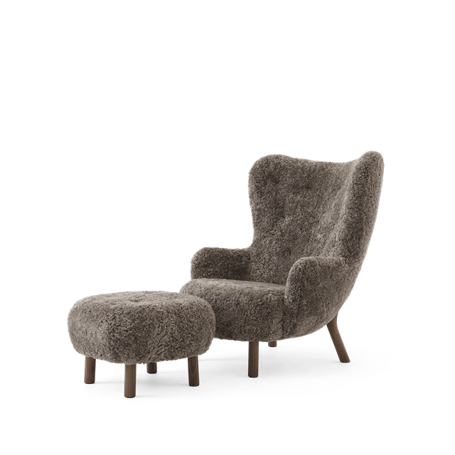Amptradition Petra Vb3 Lænestol med Puf - Designklassiker