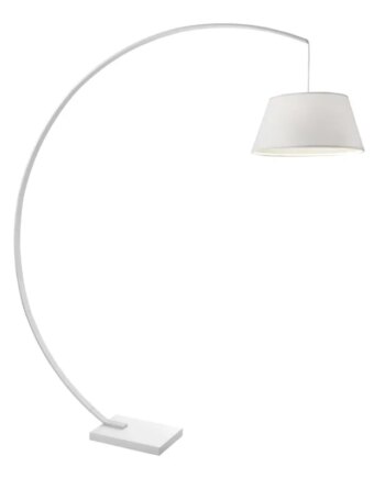 Arc Gulvlampe i Hvid - Stilfuld Belysning til Dit Rum