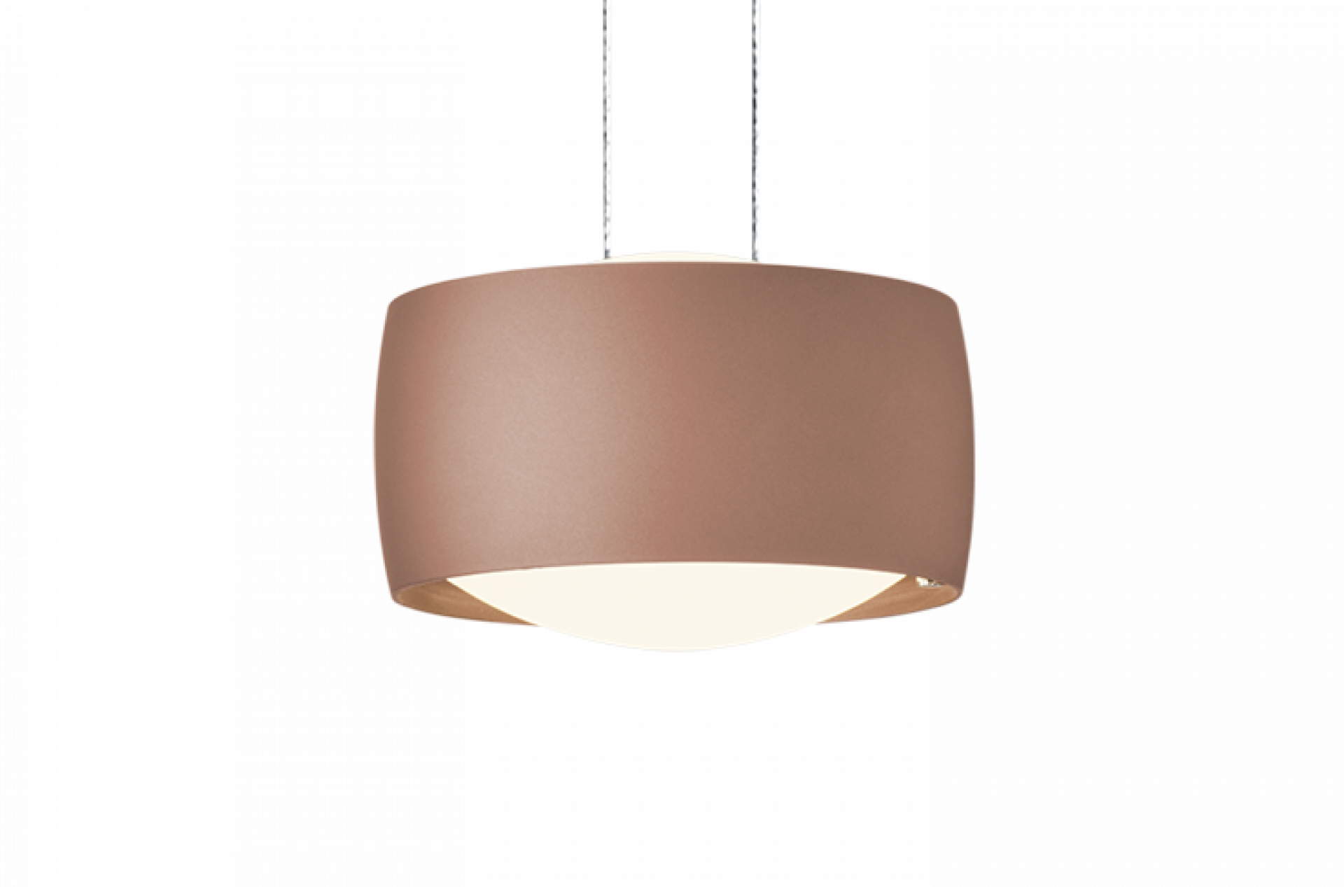 Grace LED Pendel Hoved i Børstet Kobber og Aluminium