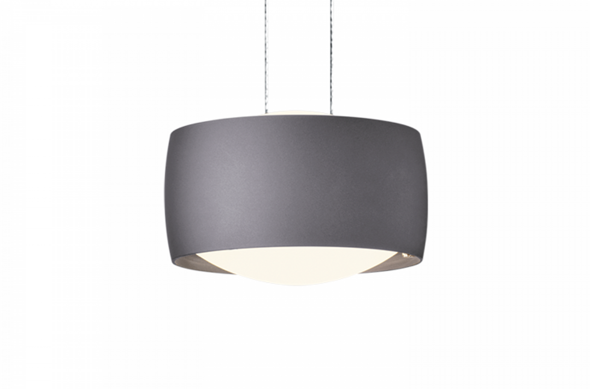 Grace LED Pendel Hoved i Lilla og Grå Alu - Smart Design