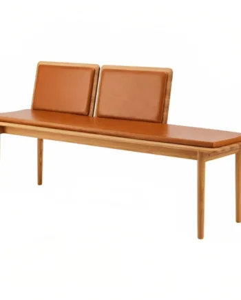 Findahl Hammel Elba Bænk til 2 med Polstret Ryg