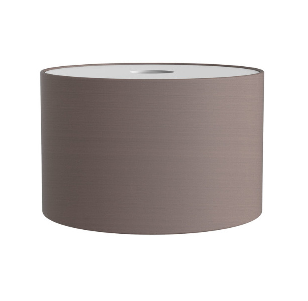 Ravello Trommel Væglampe i Mat Nikkel og Østersgrå