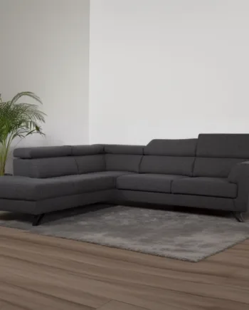 Billund Venstrevendt Sofa i Grå Stof - Kvalitet og Elegance