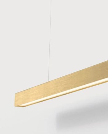 Anour I-model Pendel i Børstet Messing - Eksklusiv Design