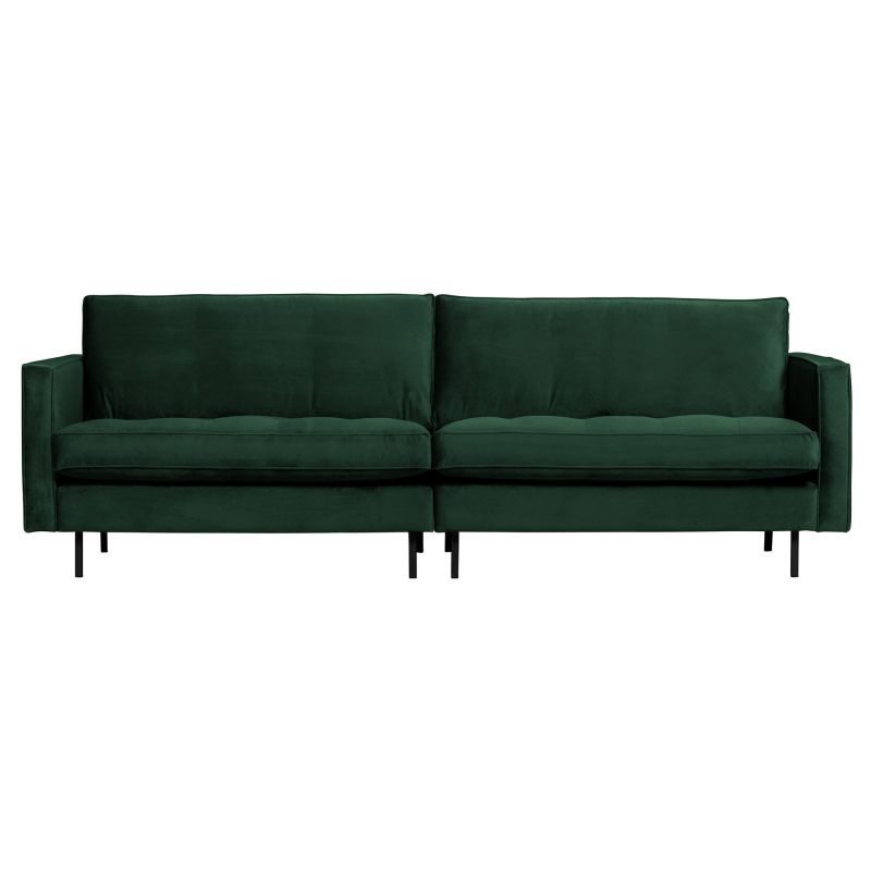 Rodeo Classic Pers Sofa i Velour - Skovgrøn Elegance