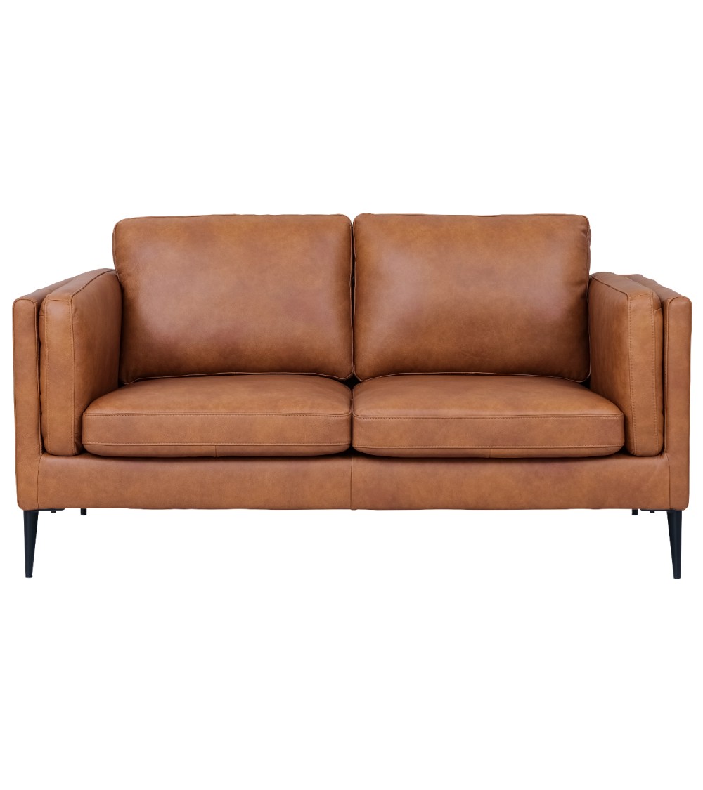 Valencia 3-personers Sofa i Cognac - Skandinavisk Elegance