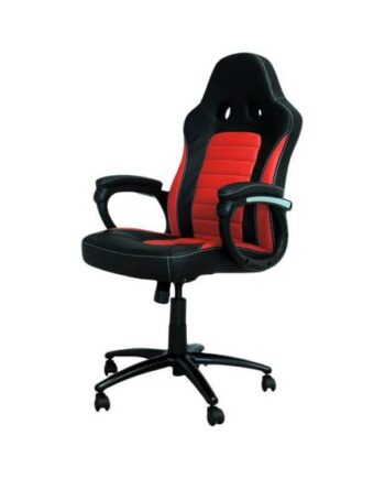 Ergonomisk Gaming Stol i Sort og Rød - Komfort til Spil