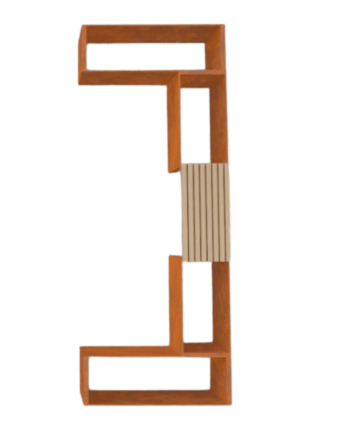 Højbedesæt  Corten Højbede Bænk Zinkbakken Sneaker