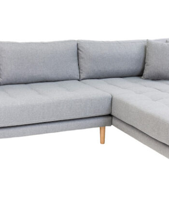 Riviera Lounge Sofa Lysgrå Højrevendt Længde 290  Sneaker