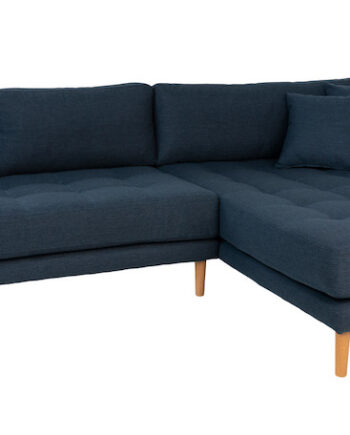 Riviera Lounge Sofa Mørkeblå Højrevendt Længde 290  Sneaker
