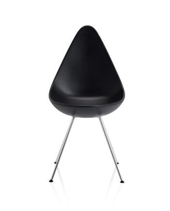 3110 Dråben Stol Sort Krom Ben Skarp Pris Fritz Hansen Sneaker