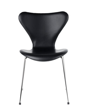 3107 Stol Sort Læder Skarp Pris Begrænset Antal Fritz Hansen Sneaker