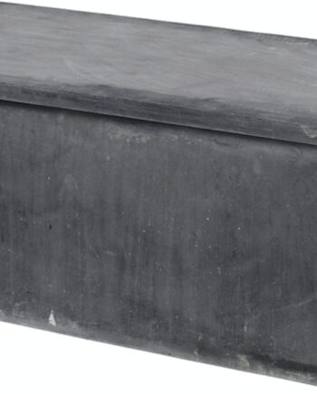 Bænk Med Opbevaring Broste Copenhagen Fiber Sort Fibercement H42 B48 L103  Sneaker