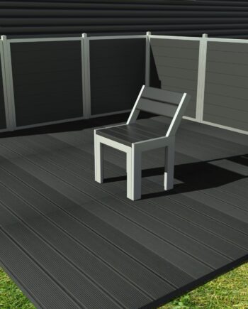 Opal Caf Stol Med Ryglæn Sort Ural Black   Ingarden Sneaker