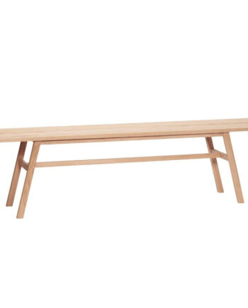 Ground Bænk Egetræ 180x40x48 Hbsch Sneaker