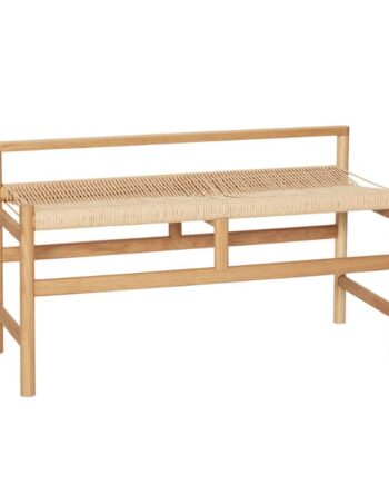 Heritage Stor Bænk Egetræ Papirsnor 100x41x55 Hbsch Sneaker