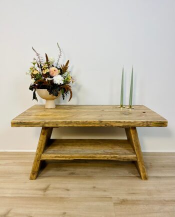 Abbie Sofabord Genbrugstræ  Sofa Side Bord Kabeltromlen Sneaker