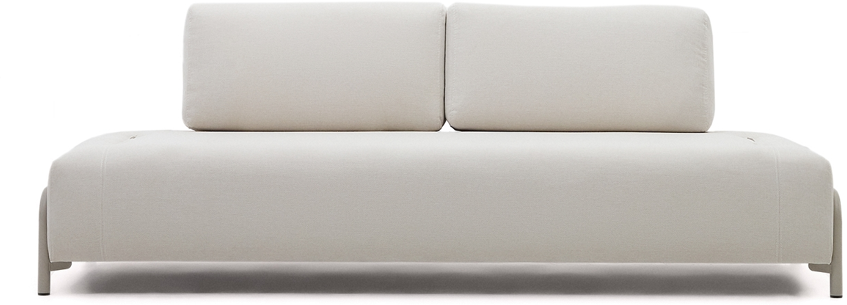 Personers Sofa Compo Beige Chenille Polstret Moderne Nordisk Industriel L232 B98 H82 Kave Home Sneaker