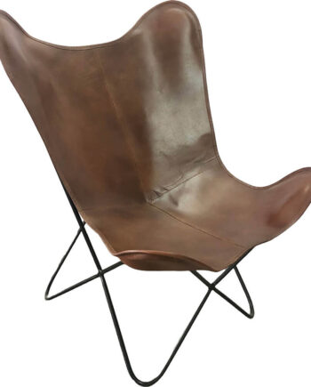Lazenby Loungestol Bøffellæder  Brun  Stol  Sneaker