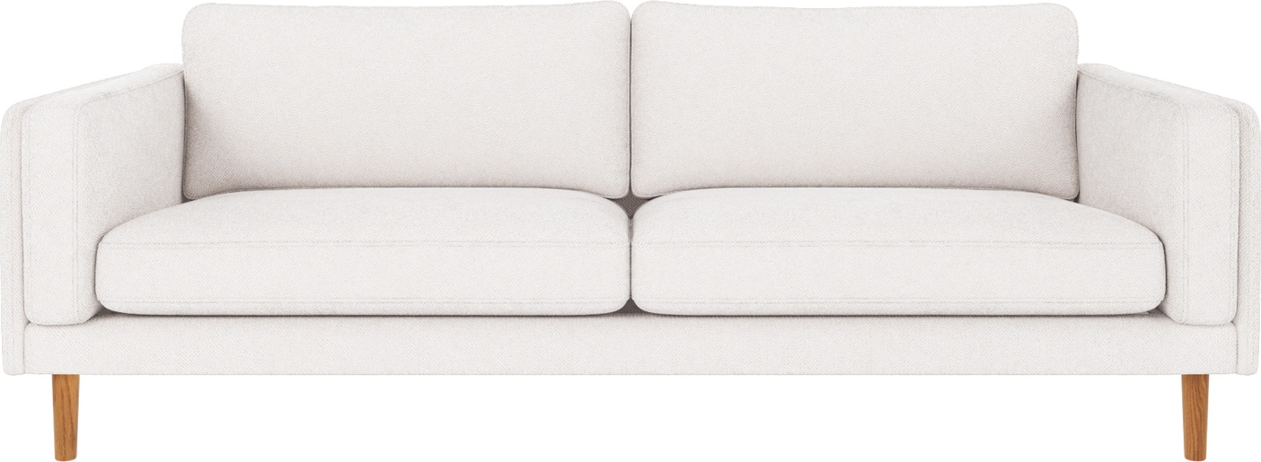 Personers Sofa Braden Hvidt Bobby Stof Med Fsc Certificerede Egetræsben 216 Rowico Sneaker