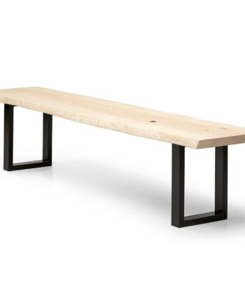 Hvidolieret Fyrretræsbænk Plankoa Store Sneaker