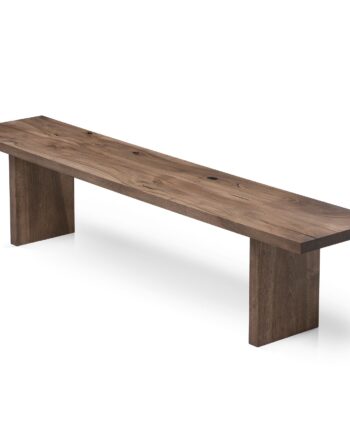 Bænk Mørkolieret Europæisk Valnød Plankoa Store Sneaker