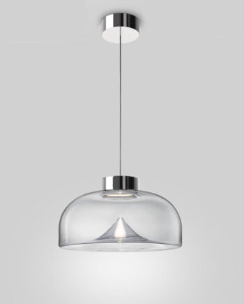 Aella Mini Pendel Fra   Krom Transparent Leucos Sneaker