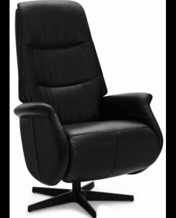 Alta Lænestol Med Vippefunktion Læder H114 Sort Sort  Sneaker
