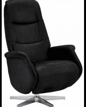 Alta Lænestol Med Vippefunktion Polyester H114 Krom Sort  Sneaker