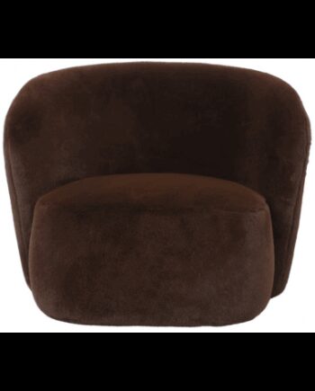 Aphrodite Lænestol Fake Fur B88 Mørkebrun Ptmd Sneaker