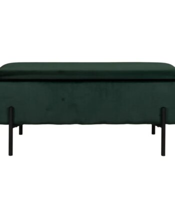 Bænk Grøn Velour Opbevaring Hn1206 1409070 Homeshop Sneaker