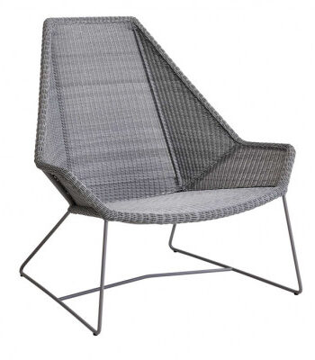 Cane Line Breeze Highback Stol Light Grey  Sneaker