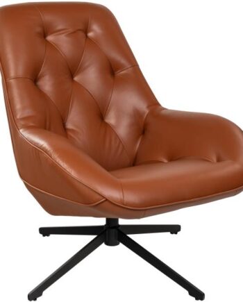 Homeville Columbus Læder Cognac 86x76x89cm  Sneaker