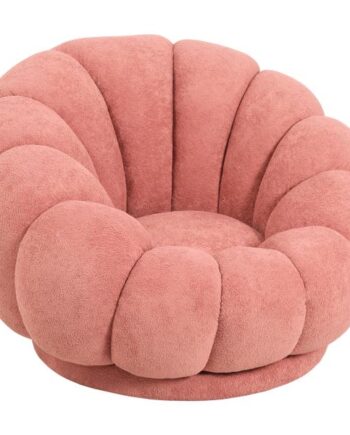 Homeville Fermo Med Drejefunktion Plys Rosa 97x97x69cm  Sneaker