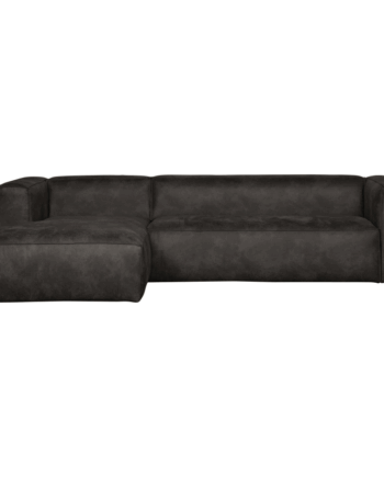 Bean Hjørnesofa Venstrevendt Sort Woood Sneaker