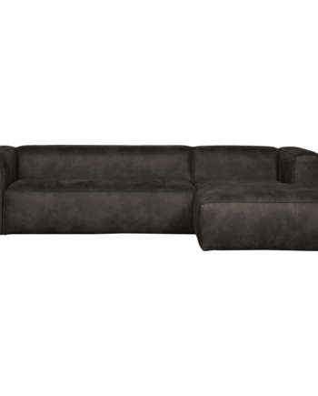 Bean Hjørnesofa Højrevendt Sort Woood Sneaker