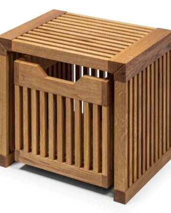 Lille Bænk Egetræ Med Skuffe 47x35x45 Andre Mrker Sneaker